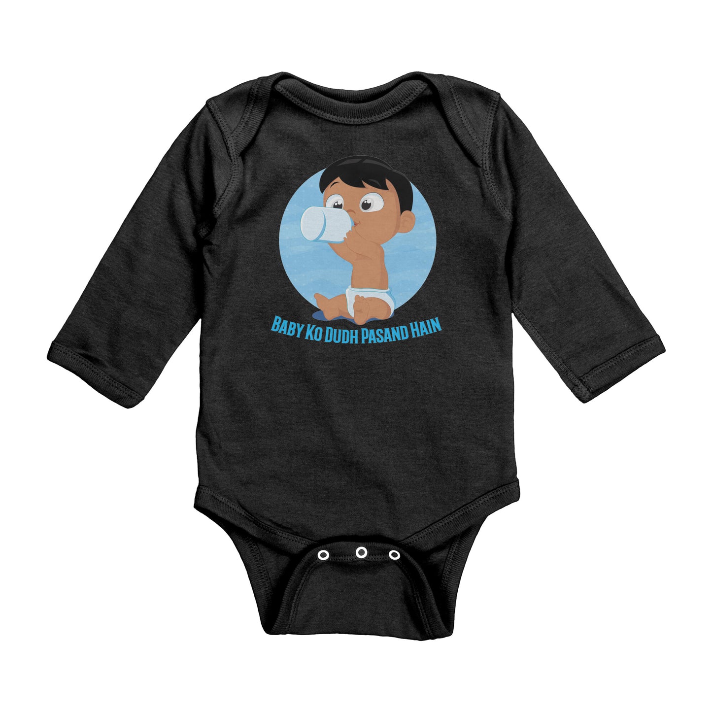 Baby Ko Dudh Pasand Hain Baby Onsies