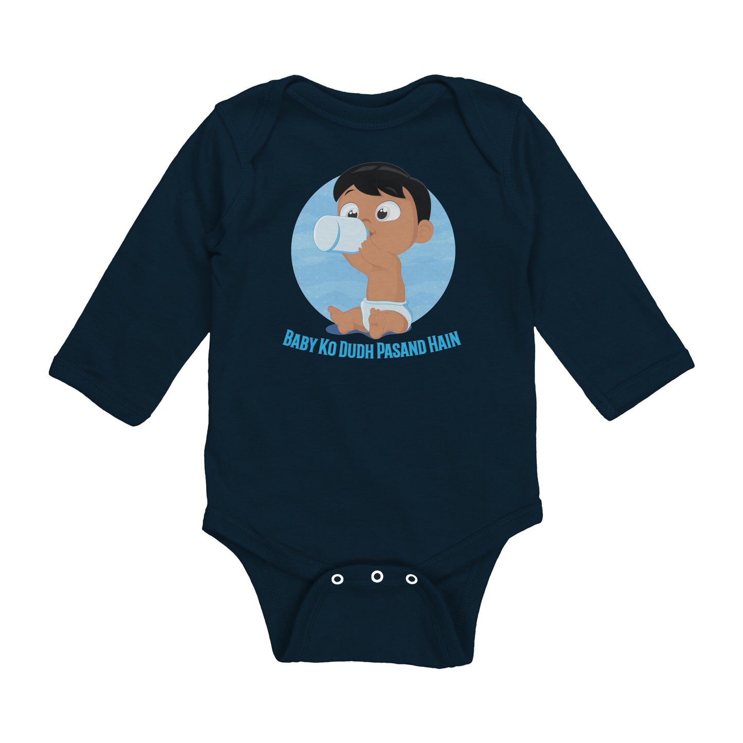 Baby Ko Dudh Pasand Hain Baby Onsies