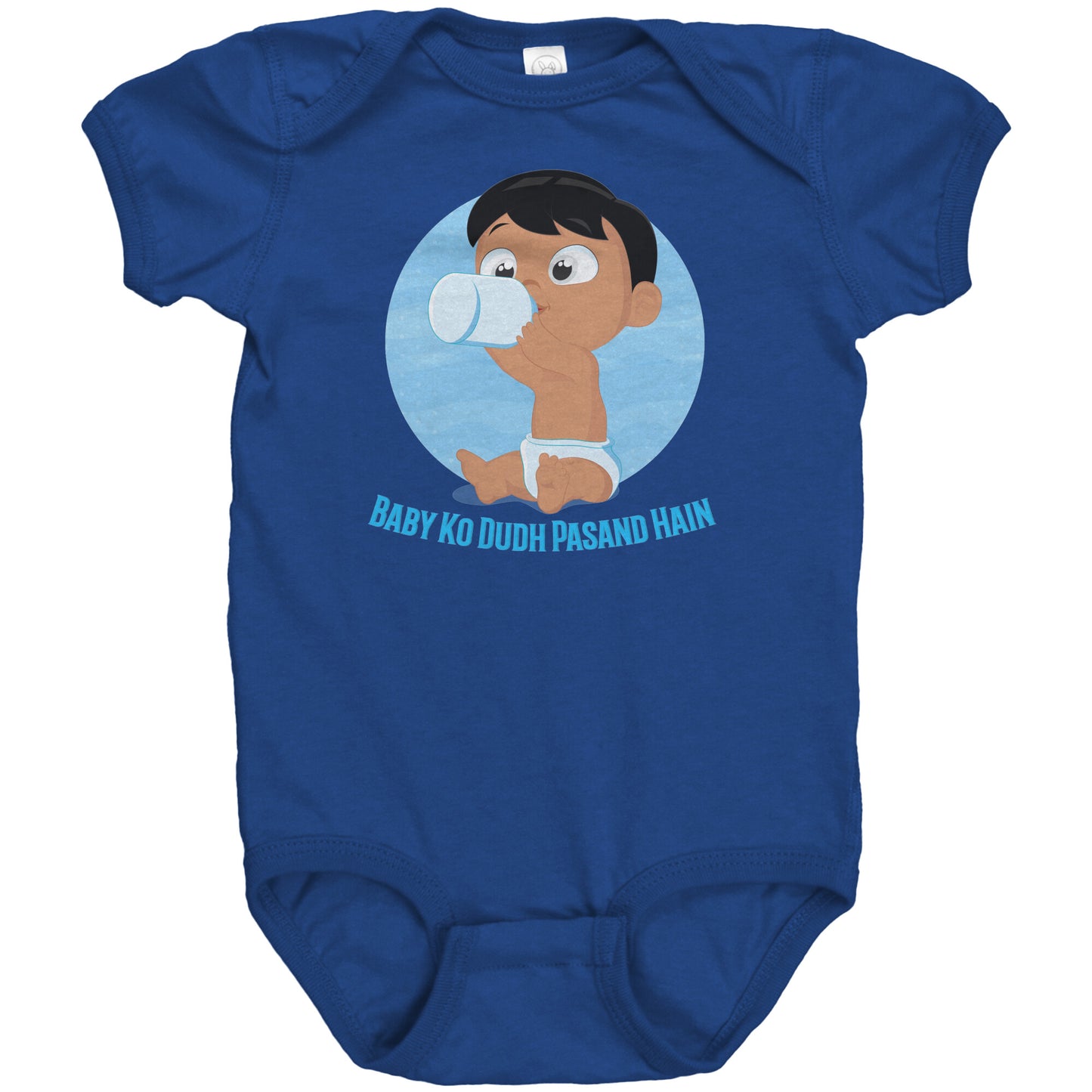 Baby Ko Dudh Pasand Hain Baby Onsies