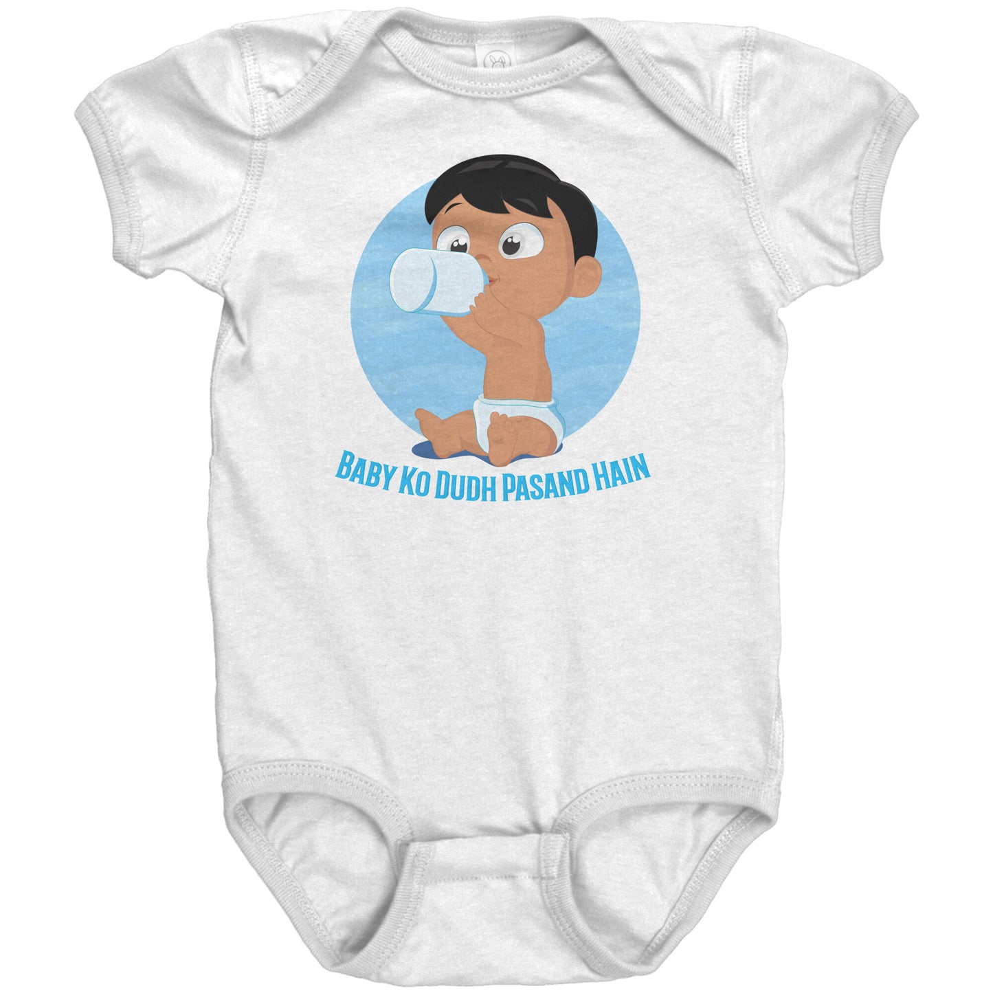 Baby Ko Dudh Pasand Hain Baby Onsies