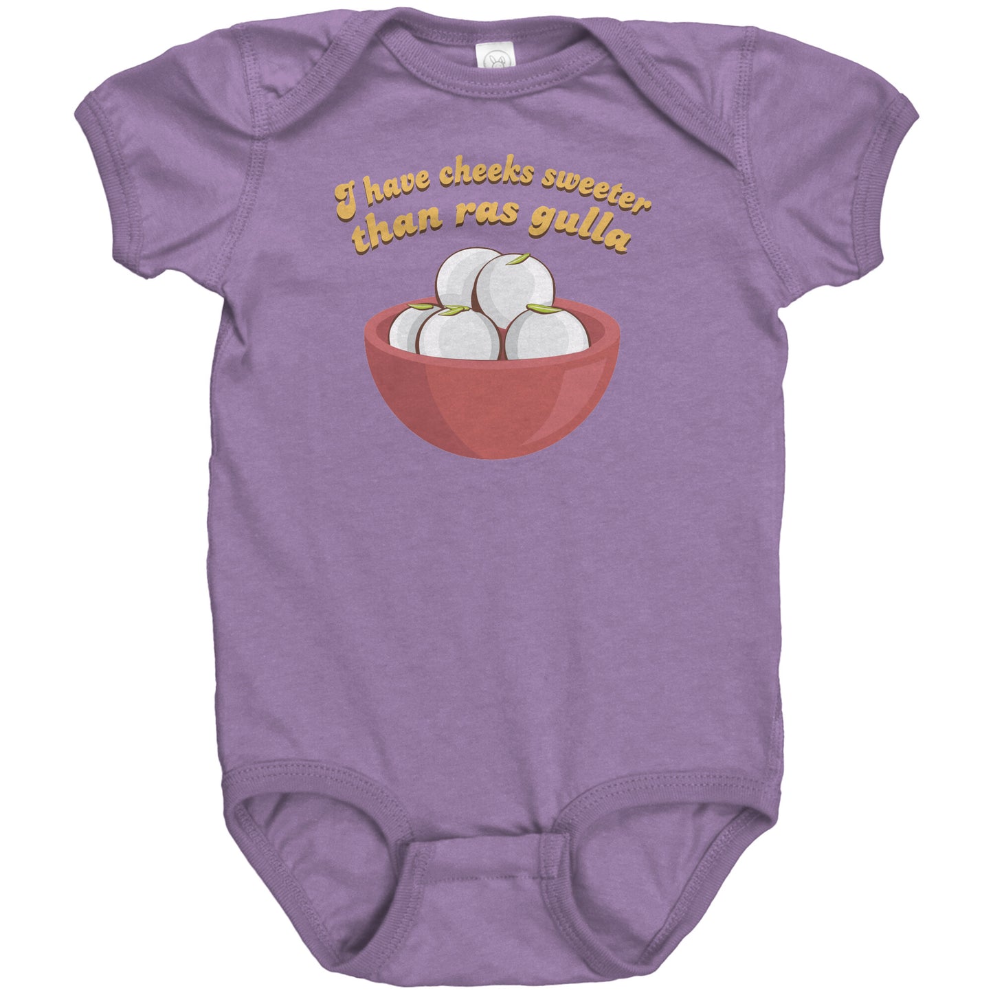 Cheeks Sweeter Than Ras Gulla Baby Onsies