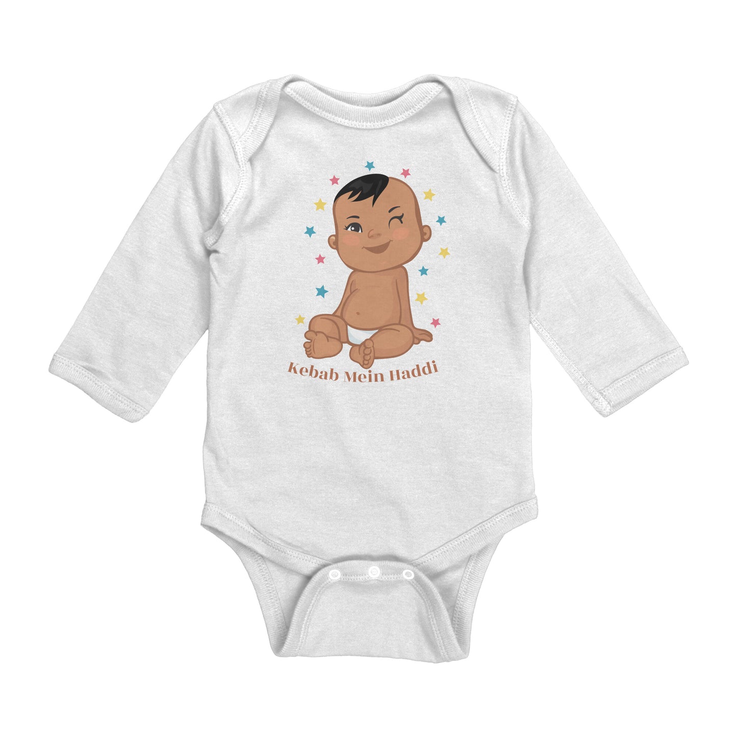 Kebab Mein Haddi Baby Onsies