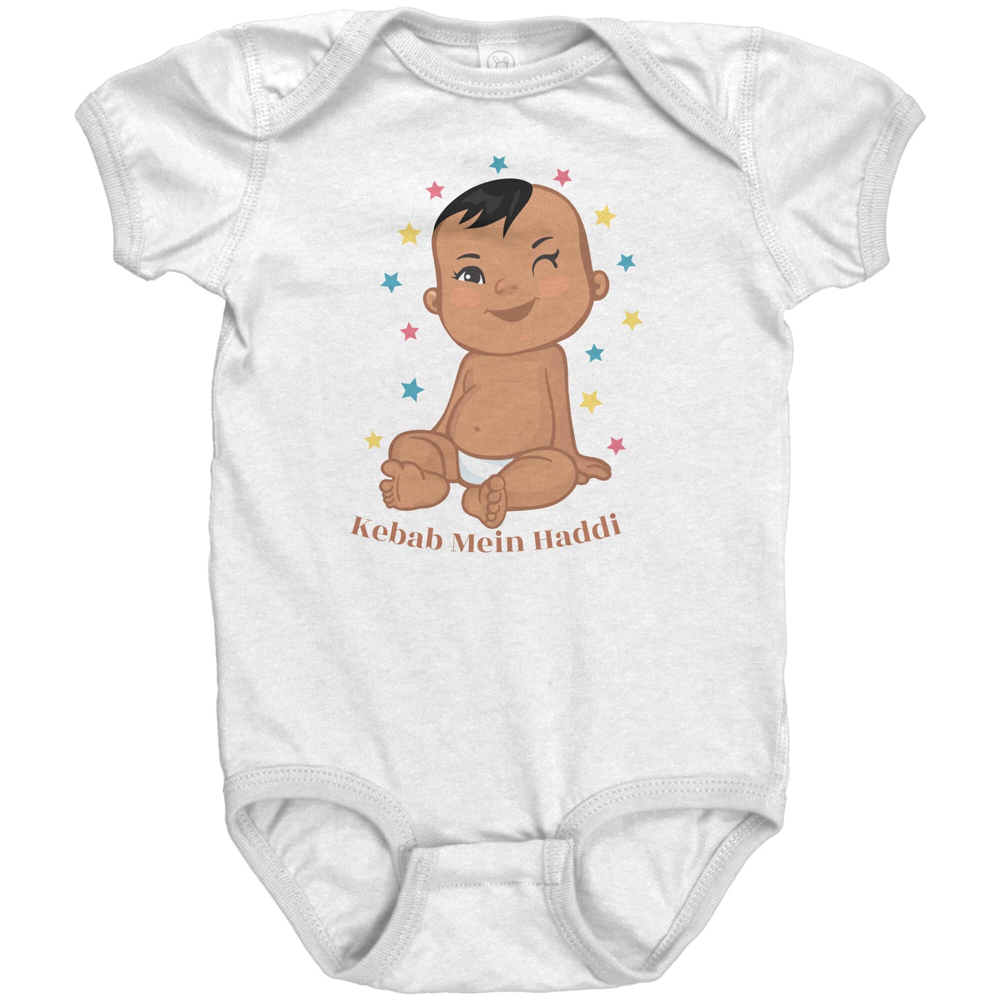 Kebab Mein Haddi Baby Onsies