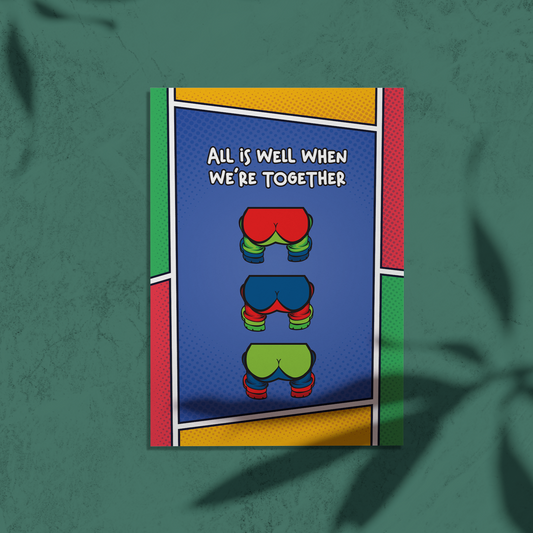 All Is Well When We're Together Desi Friendship Card