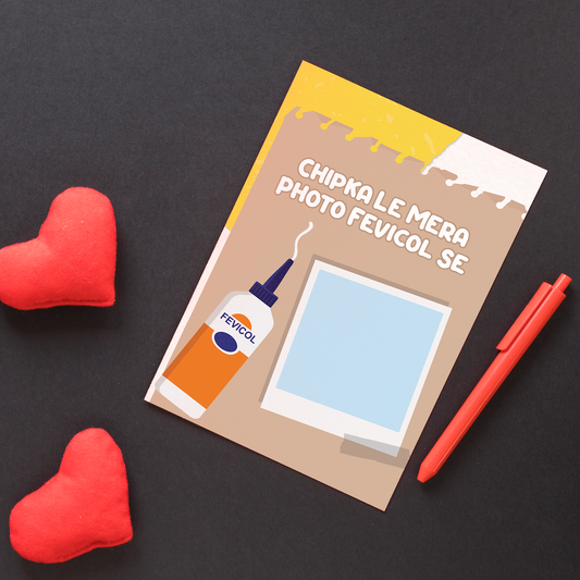 Chipka Le Mera Photo Fevicol Se Desi Valentine Card