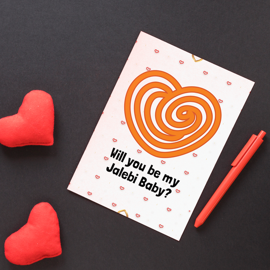 Will You Be My Jalebi Baby? Desi Valentine Card